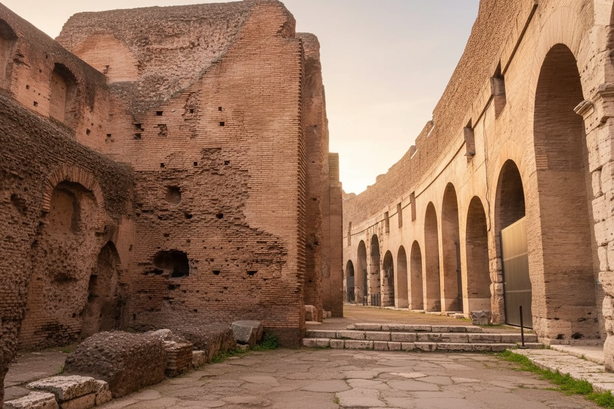 Interiorul Colosseum-ului Roma